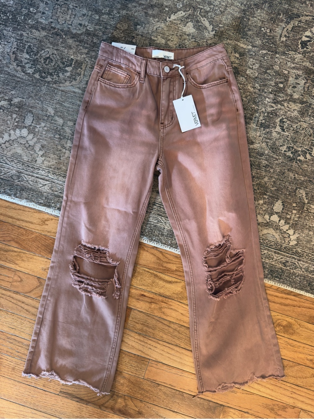 NWT Vervet Leslie 90’s Vintage Crop Flare Jeans | Size 25